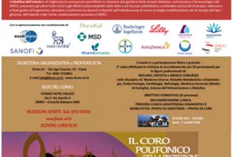 CORSO  CORO POLIFONICO DELLA PREVENZIONE CARDIOVASCOLARE E METABOLICA NEL DIABETE MELLITO E NELL'OBESITA'