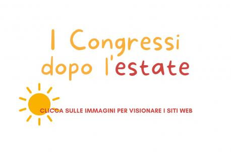 I congressi da non perdere!