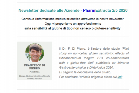 Pharm-Extracta: approfondimento sulla sensibilità al glutine di tipo non celiaco o gluten-sensitivity 