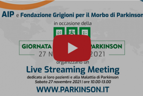 Giornata Nazionale Parkinson, disponibile la Registrazione