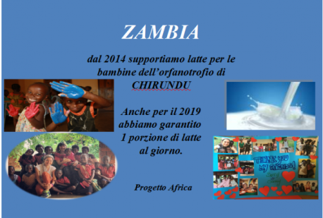 IL NOSTRO SOSTEGNO ALL'ORFANOTROFIO DI CHIRUNDU, ZAMBIA