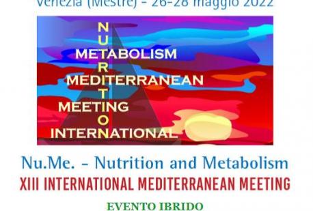 Nu.Me Nutrition and Metabolism - 26-28 Maggio 2022