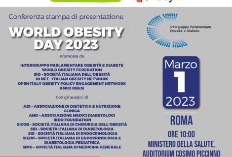 World Obesity Day 2023 - Conferenza Stampa di Presentazione