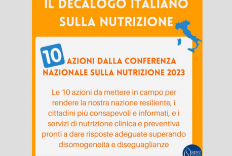 10 AZIONI DALLA CONFERENZA NAZIONALE SULL’ ALIMENTAZIONE 2023