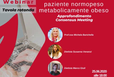 L'individuazione del paziente normopeso metabolicamente obeso - Webinar 25 giugno 2020